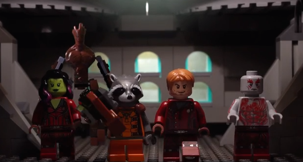 Guardiani della Galassia in Lego stop motion (due video)