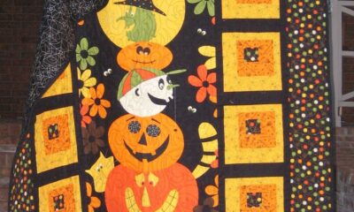 Trapunta patchwork per Hallloween