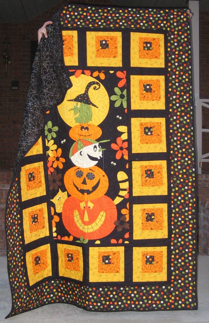 Trapunta patchwork per Hallloween