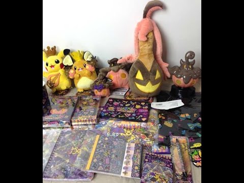 Pokemon Center 2014 Halloween Goods Pumpkaboo Gourgeist Plush & More LQQK