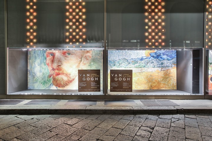 La Rinascente vetrine: gli allestimenti dedicati alle mostre Marc Chagall e Van Gogh