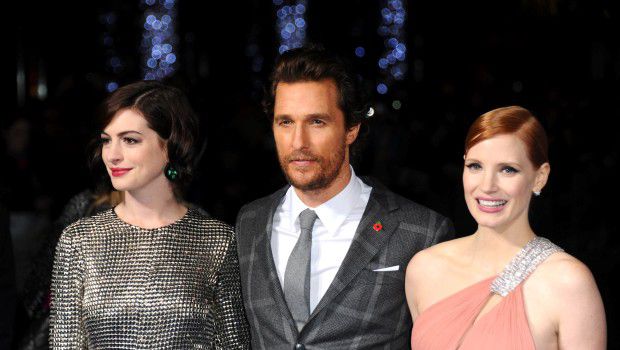 Interstellar film: la premiere a Londra e il red carpet con Matthew McConaughey, Anne Hathaway e Jessica Chastain