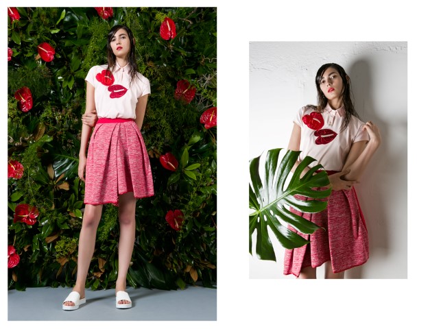 Tendenze moda donna primavera estate 2015: i fiammeggianti dettagli floreali di Project149