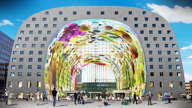 Markthal Rotterdam: il progetto ambizioso dello studio MVRDV apre i battenti