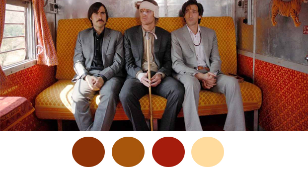 Le palette colori di Wes Anderson