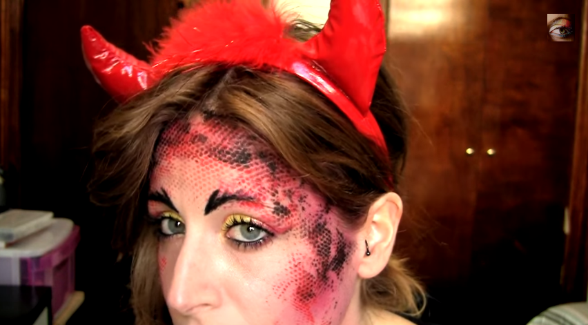 Trucco Halloween diavolessa by Clio make-up