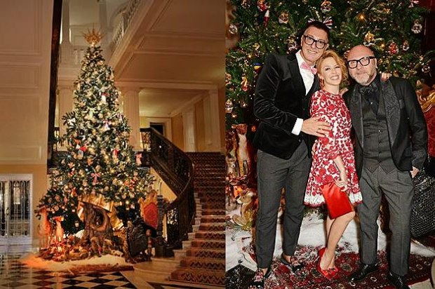 Dolce&Gabbana e Kyle Minogue albero di Natale di lusso