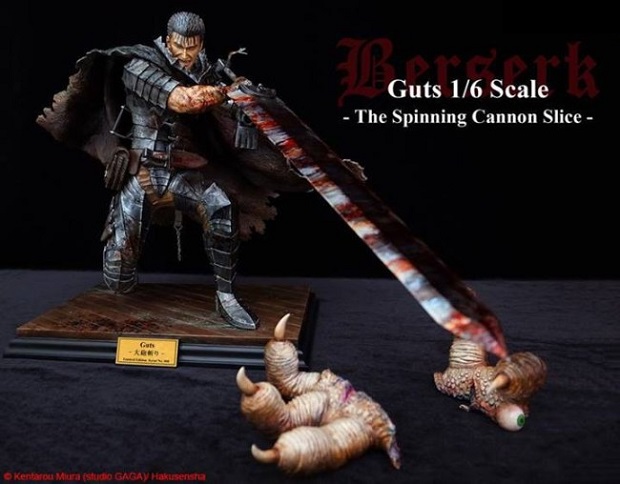 Berserk: nuova versione di Guts &#8211; The Spinning Cannon Slice di Art of War