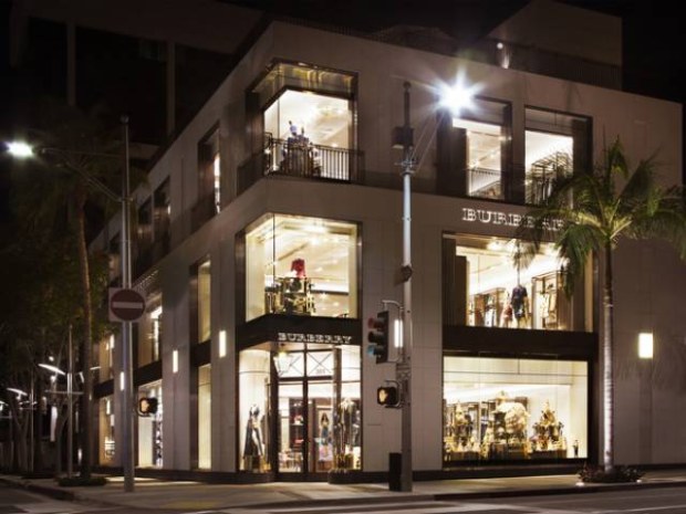 Burberry apre boutique sulla Rodeo Drive di Beverly Hills