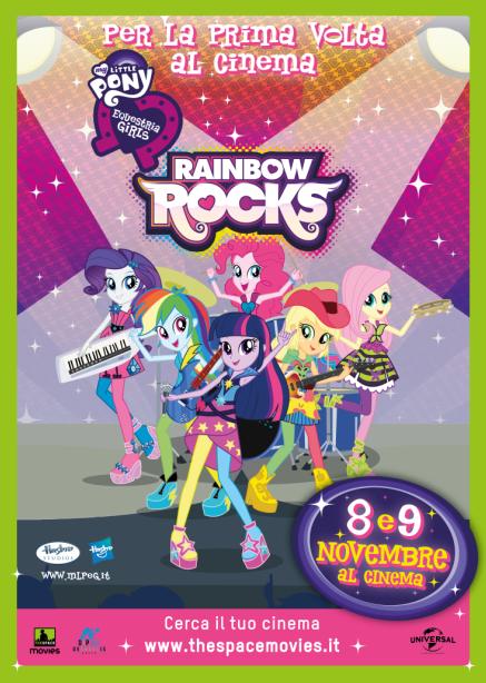 Equestria Girls Rainbow Rocks, My Little Pony ritornano al cinema