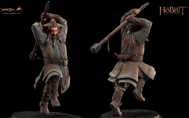 Lo Hobbit: la statua del nano Nori della Weta Collectibles