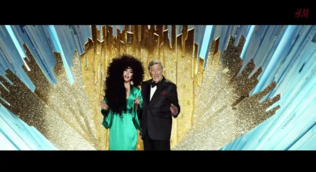 H&M Lady Gaga e Tony Bennett: svelato il video della campagna Magical Holidays per il Natale 2014