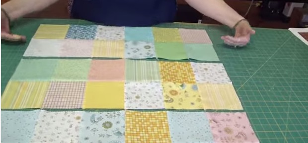 Trapunta patchwork per bambini con un facile schema