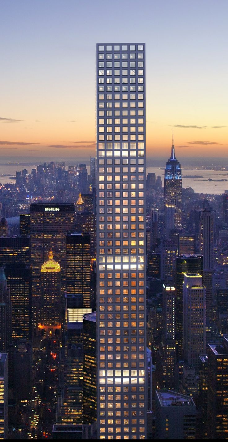 Il grattacielo più alto dell&#8217;Occidente, foto del 432 Park Avenue di New York