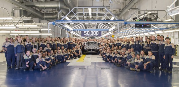 Maserati festeggia 50 mila auto prodotte a Grugliasco