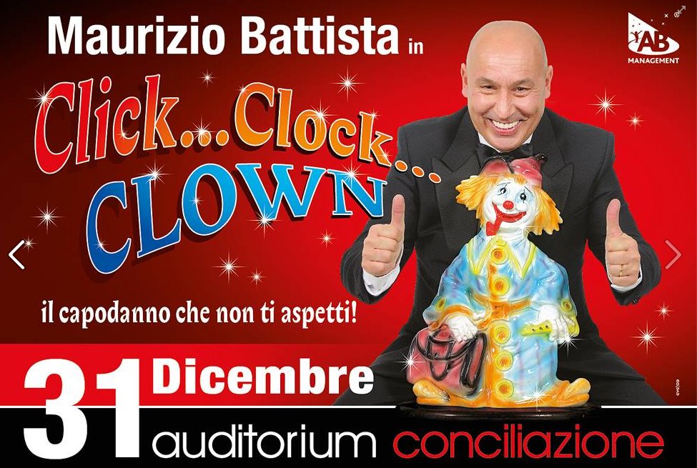 Capodanno 2015 a teatro: Maurizio Battista all’Auditorium Conciliazione di Roma