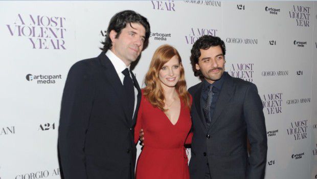 A Most Violent Year film: Giorgio Armani per Jessica Chastain, la premiere e il red carpet