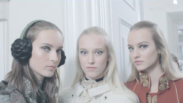 Chanel Paris Salzburg Métiers d&#8217;Art 2014 2015: il make up, le foto del backstage