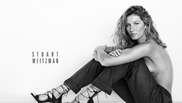 Gisele Bundchen Stuart Weitzman: la prima immagine della campagna pubblicitaria primavera estate 2015