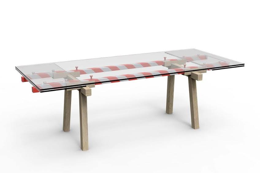 Tavolo Bonaldo by Alain Gilles Stripes