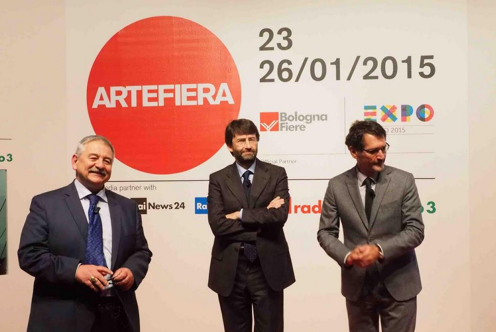 Arte Fiera Bologna 2015: presente all&#8217;inaugurazione il ministro Dario Franceschini
