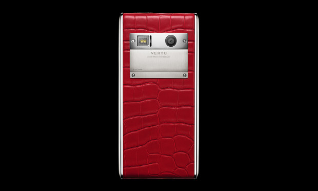 Smartphone Vertu Aster Diamonds Red Alligator: lusso esclusivo