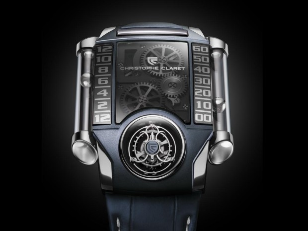 Oro e titanio per l’orologio di lusso Christophe Claret X-TREM-1 Blue