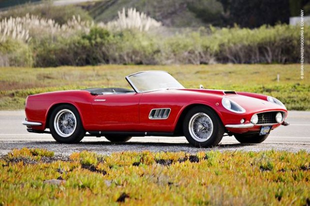 Ferrari 250 GT LWB California Spider del 1959 a 7,7 milioni di dollari