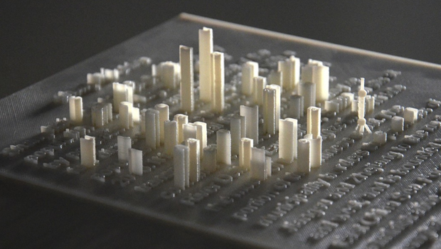 La stampa 3D è protagonista delle architetture “scritte” di Hongtao Zhou