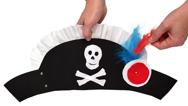 Maschere di Carnevale fai da te: il pirata