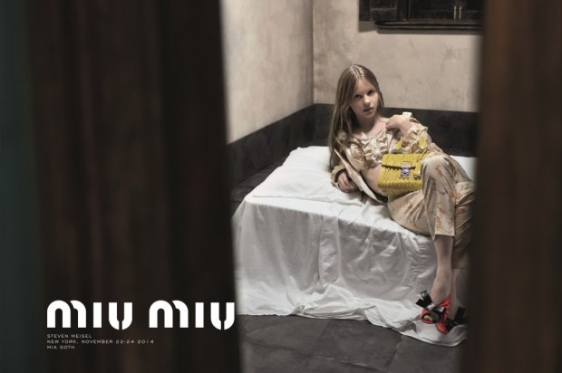 Miu Miu sceglie tre giovani attrici per la collezione Primavera 2015