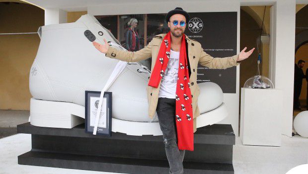 Pitti Uomo Gennaio 2015: Francesco Facchinetti special guest da O.X.S., le foto