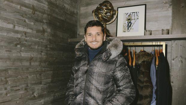 Pitti Uomo Gennaio 2015: Giancarlo Fisichella special guest da Bogner, le foto