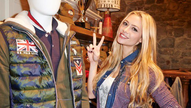 Pitti Uomo Gennaio 2015: Martina Stella special guest di U.S. Polo Assn, le foto