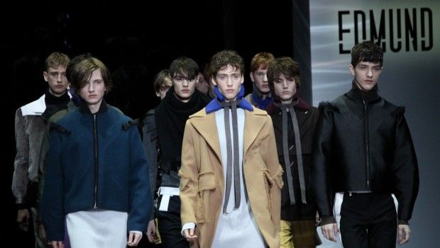 Sfilate Milano Moda Uomo Gennaio 2015: i tagli geometrici di Edmund Ooi, collezione autunno inverno 2015 2016