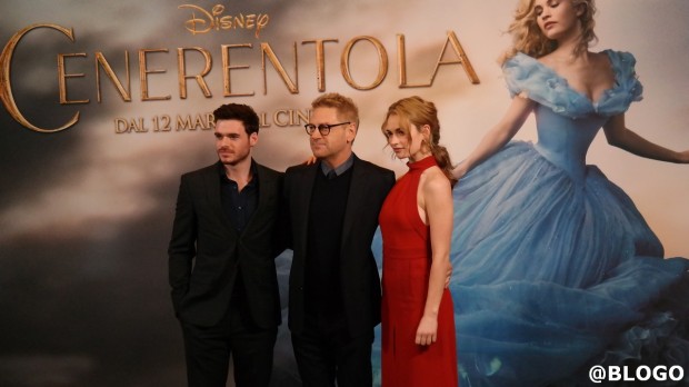 Cenerentola Disney film 2015: la conferenza stampa con Kenneth Branagh, Lily James e Richard Madden, video e foto