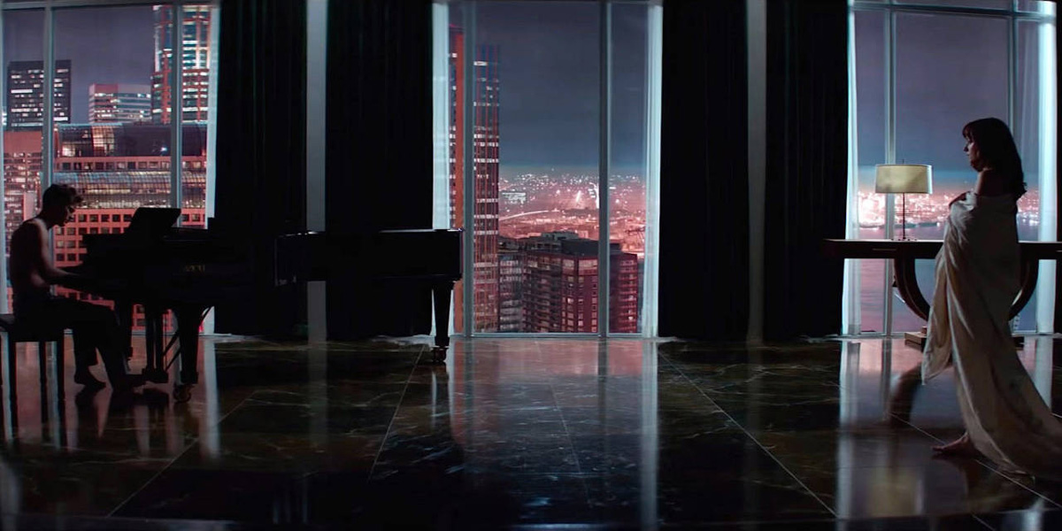 50 sfumature di grigio film e arredamento