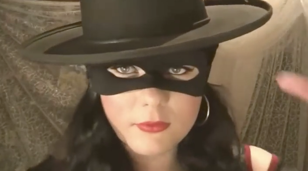 Il costume di Carnevale da Zorro