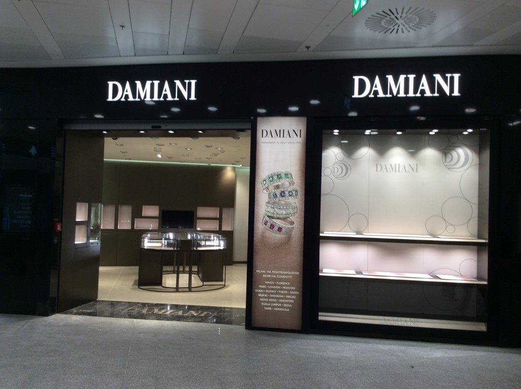 Damiani: aperta la nuova boutique a Malpensa, le foto