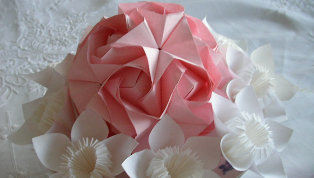 Decorazioni origami per un matrimonio da favola