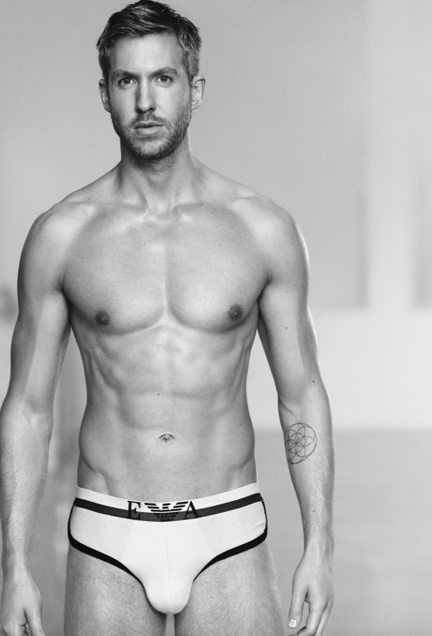 Emporio Armani Underwear Calvin Harris: la campagna pubblicitaria primavera estate 2015, video e foto del backstage