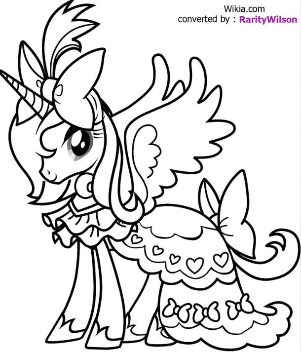 My Little Pony L&#8217;amicizia è magica, i disegni da colorare