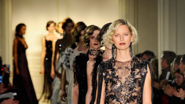 Sfilate New York Febbraio 2015: gli anni &#8217;30 di Marchesa, guest Blake Lively e Karolina Kurkova