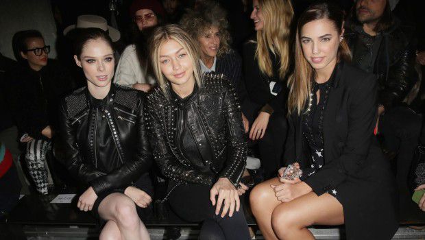 Sfilate New York Febbraio 2015: il glam urbano di Diesel Black Gold, guest Coco Rocha, Gigi Hadid e Wyclef Jean