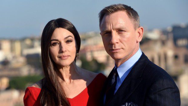 007 Spectre film 2015: Daniel Craig e Monica Bellucci a Roma, il photocall