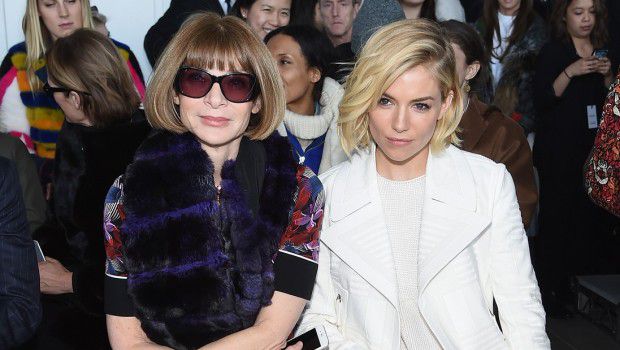 Sfilate New York Febbraio 2015: il rock &#8216;n&#8217; roll sexy di Calvin Klein Collection, guest Sienna Miller