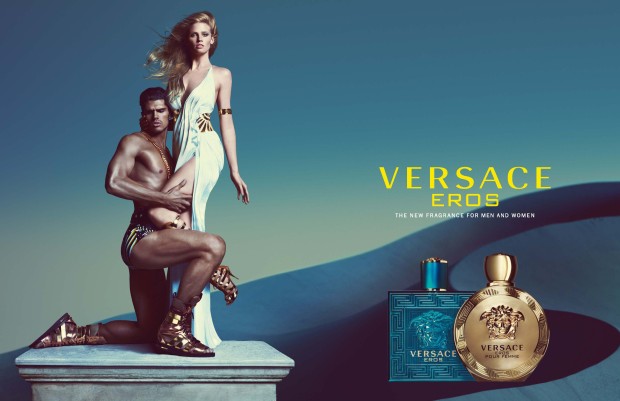 Versace Profumo Eros: Bryan Shimansky e Lara Stone, la nuova campagna pubblicitaria