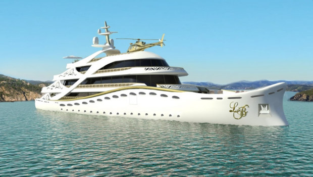 Yacht di lusso in oro e Swarovski per le dive di Hollywood