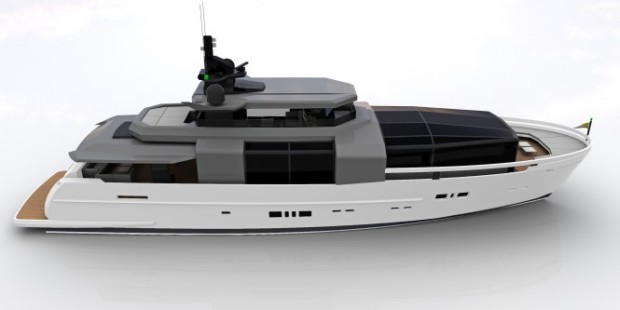 Yacht di lusso Arcadia 100: autonomia elevata