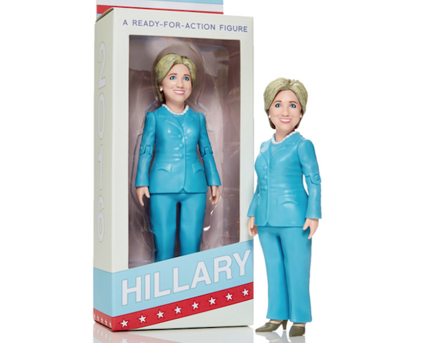 Hillary Clinton, action figure in arrivo